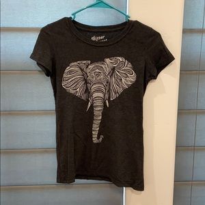 Dark Gray Elephant Shirt